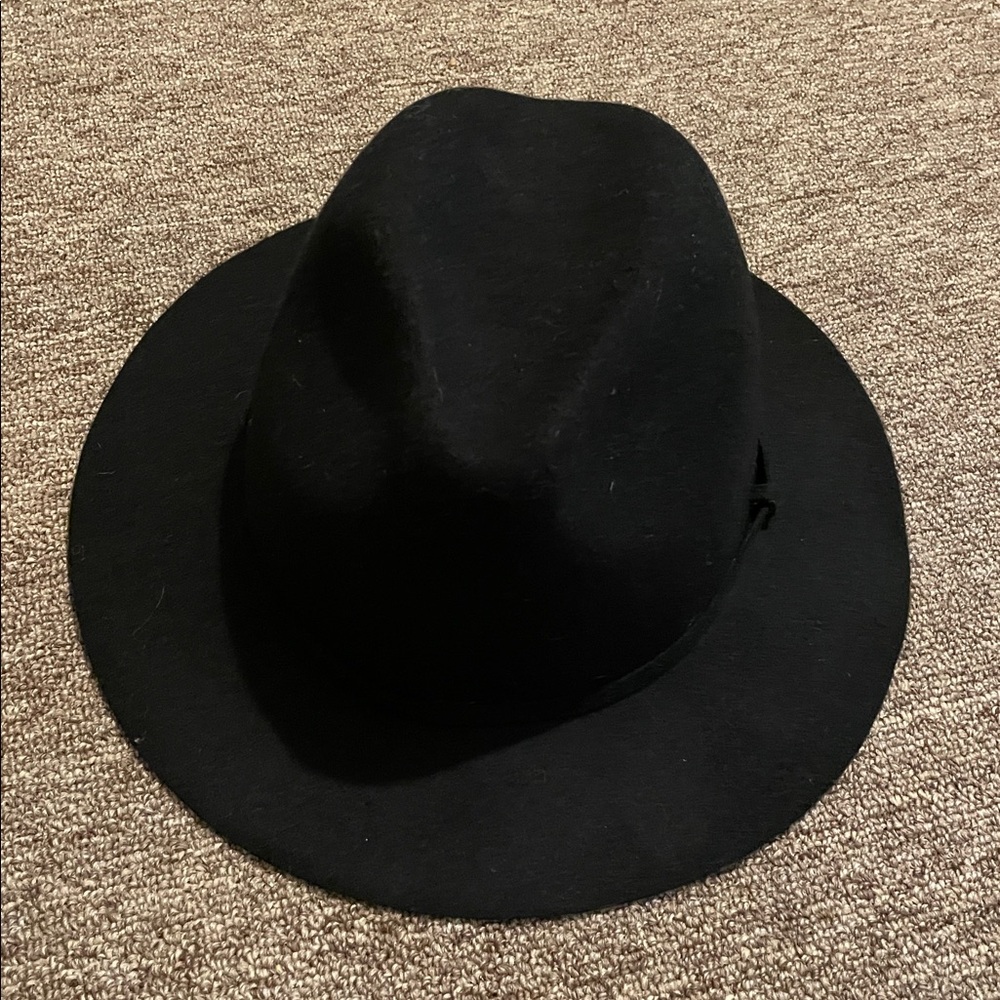 J. Crew Black Wool Hat. Size M/L - Picture 7 of 10